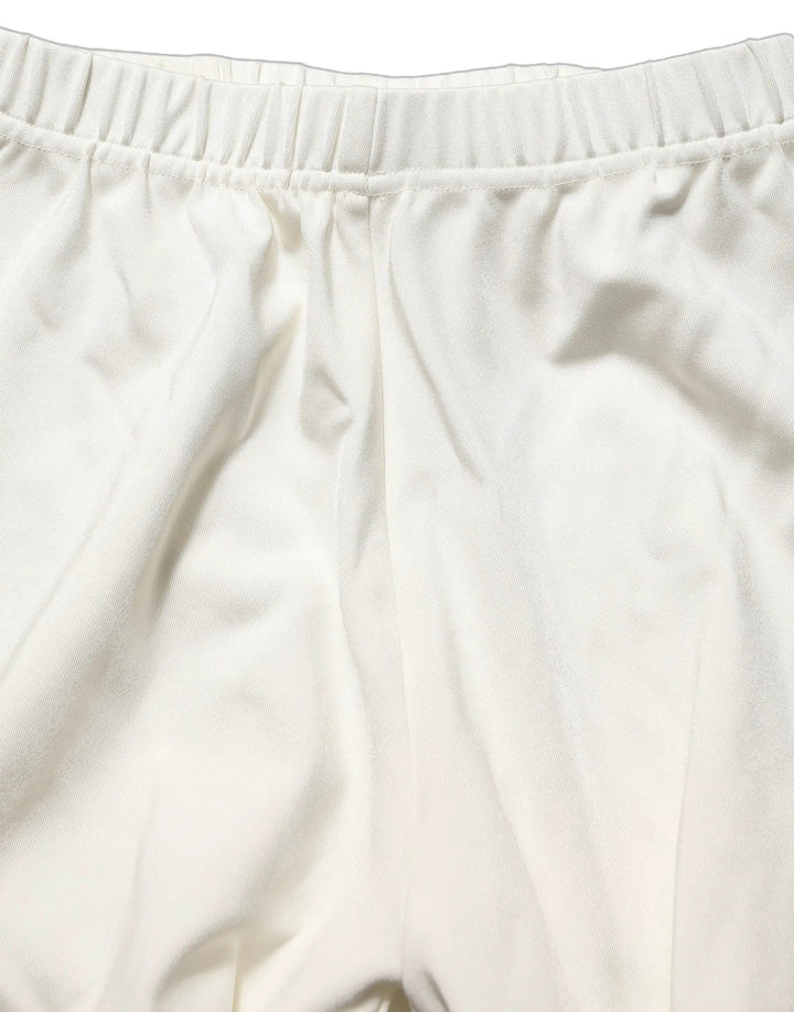 Dolce &amp; Gabbana White High Heels Pumps Jersey Tights Shoes