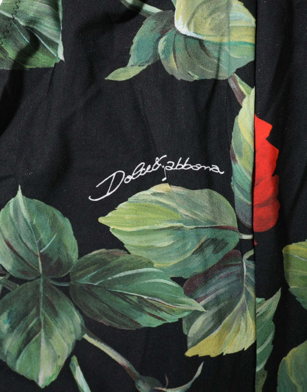 Dolce &amp; Gabbana Sample Sale | Dolce &amp; Gabbana Black Floral Print One Piece Swimsuit Swimwear - | Designer outlet