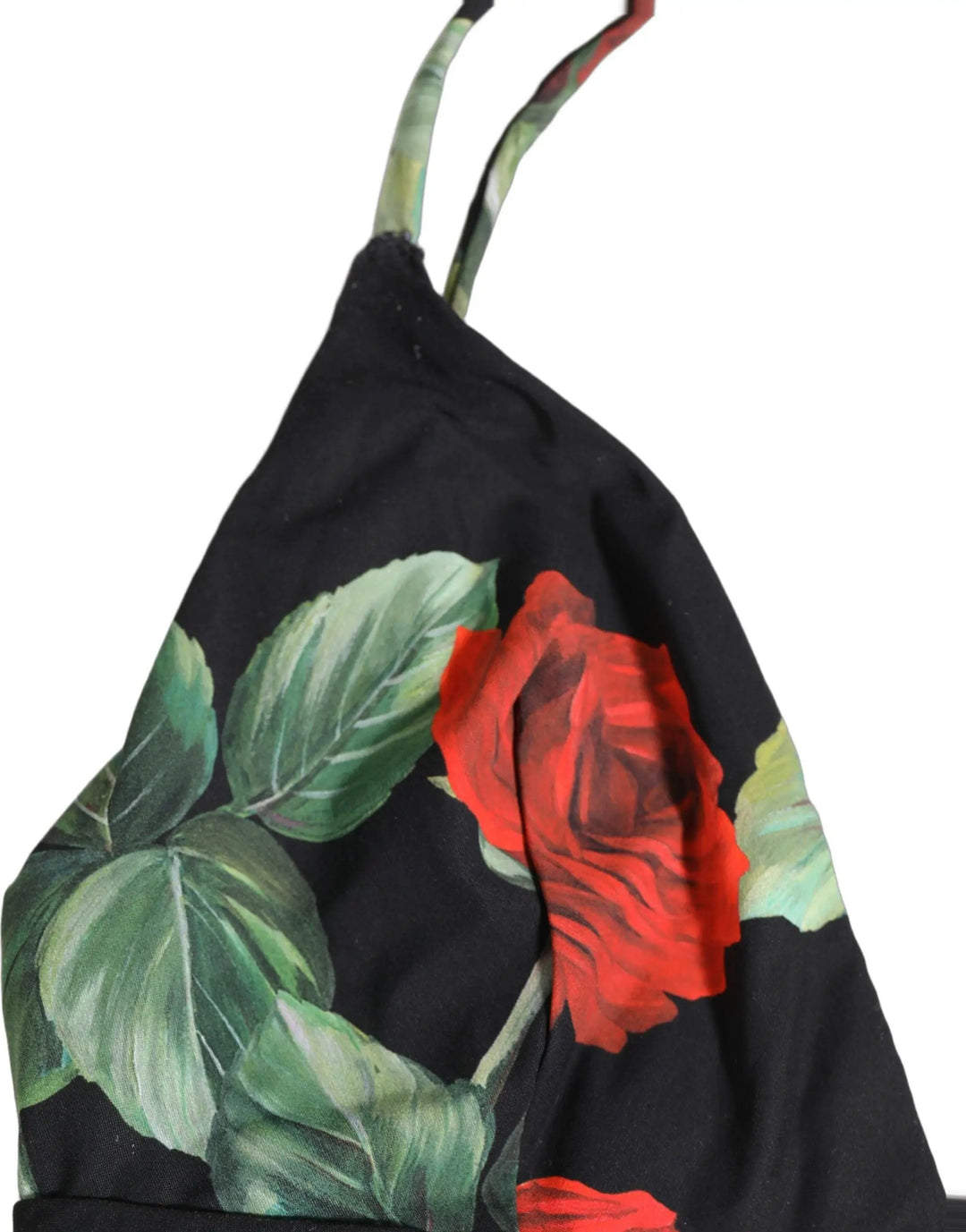 Dolce &amp; Gabbana Sample Sale | Dolce &amp; Gabbana Black Floral Print One Piece Swimsuit Swimwear - | Designer outlet