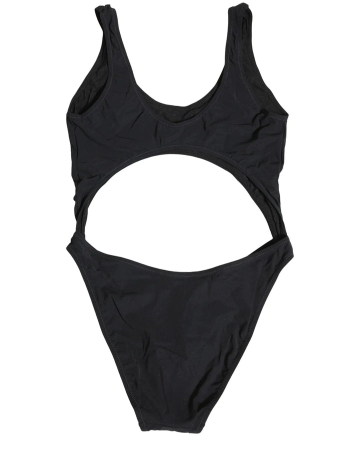 Dolce &amp; Gabbana Sample Sale | Dolce &amp; Gabbana Black Cutout Logo One Piece Swimsuit Swimwear - | Designer outlet