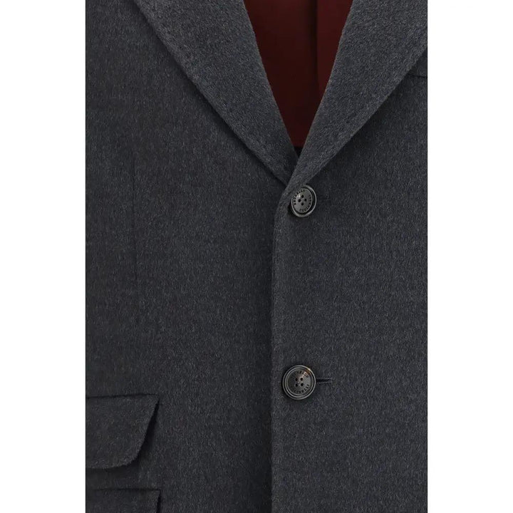 Brunello Cucinelli Sample Sale | Brunello Cucinelli Gray Cashmere Coat - | Designer outlet