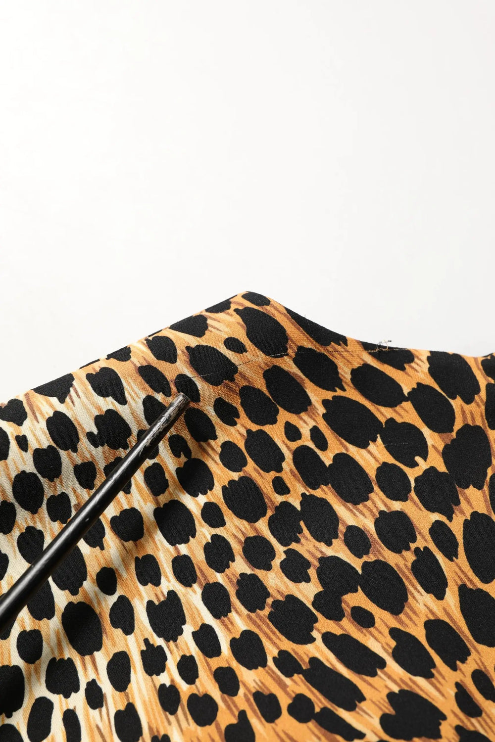 Dolce & Gabbana Sample Sale | Dolce & Gabbana Brown Leopard Print Silk Sheath Midi Dress - | Designer outlet
