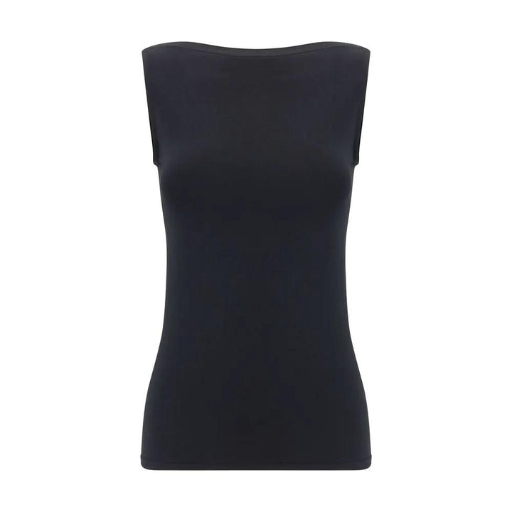 Wolford Black Modal Sleeveles T-Shirt