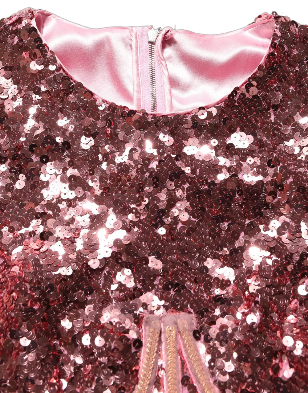 Dolce & Gabbana Sample Sale | Dolce & Gabbana Pink Long Sequined Corset Detailing Gown Dress - | Designer outlet