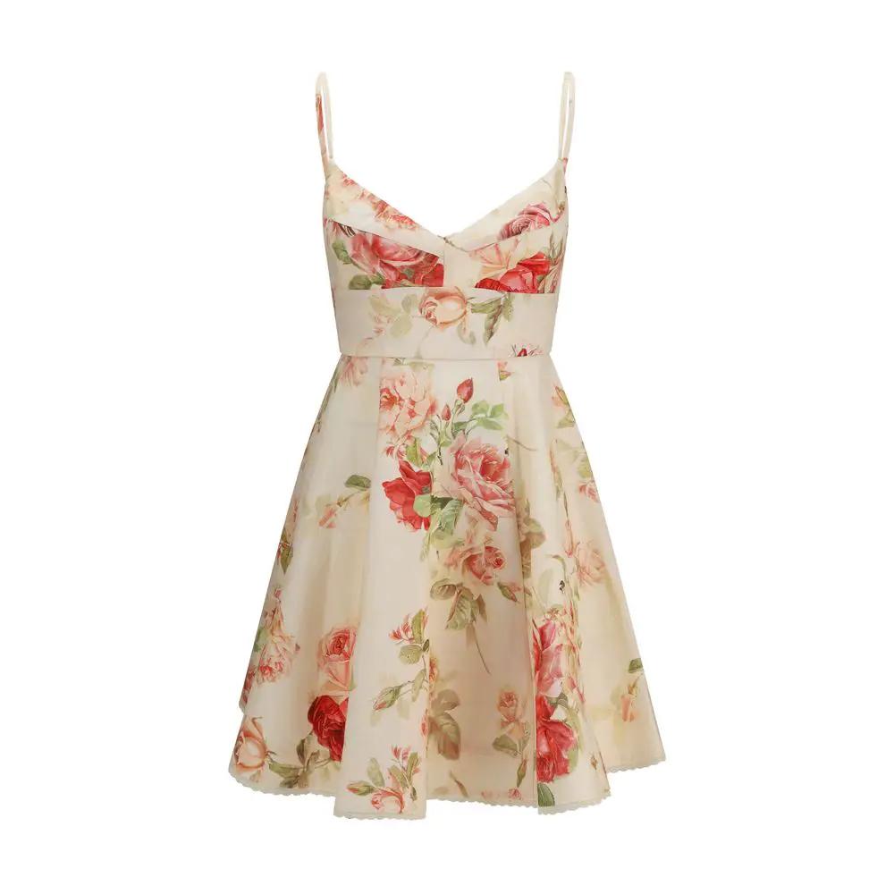 Zimmermann Sample Sale | Zimmermann Beige Linen Casual Dress - | Designer outlet
