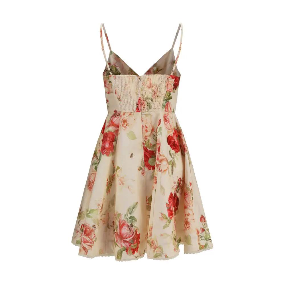 Zimmermann Sample Sale | Zimmermann Beige Linen Casual Dress - | Designer outlet