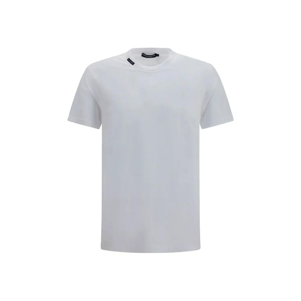 Dolce &amp; Gabbana Sample Sale | Dolce &amp; Gabbana White Cotton T-Shirt - | Designer outlet