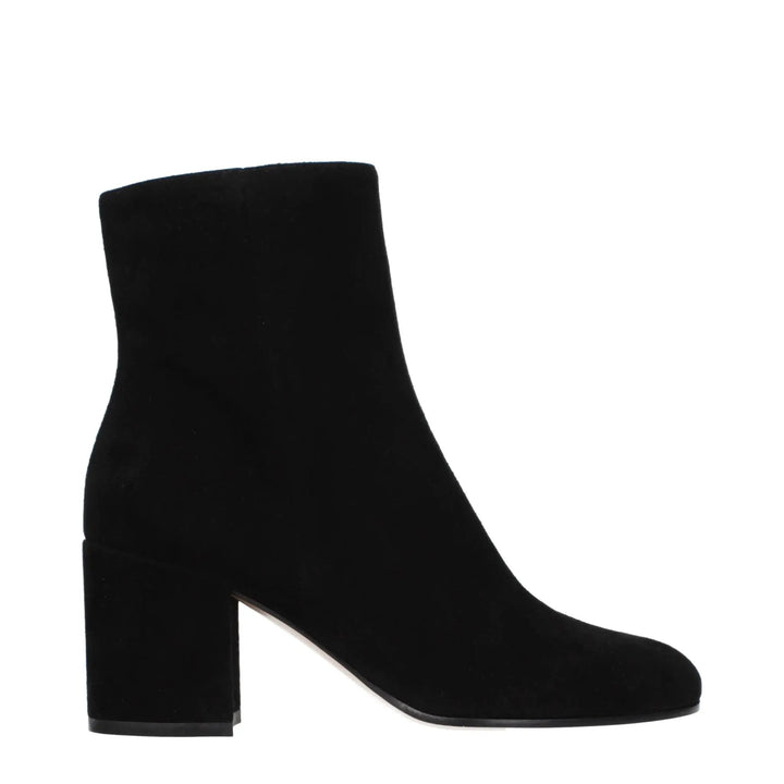 Gianvito Rossi Sample Sale | Gianvito Rossi Black Leather Ankle Boots - | Designer outlet
