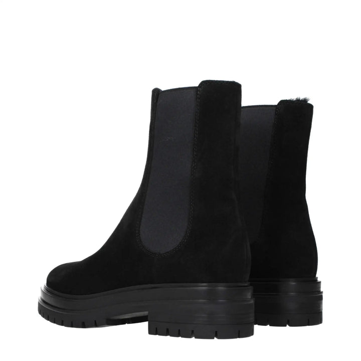 Gianvito Rossi Sample Sale | Gianvito Rossi Black Leather Ankle Boots - | Designer outlet
