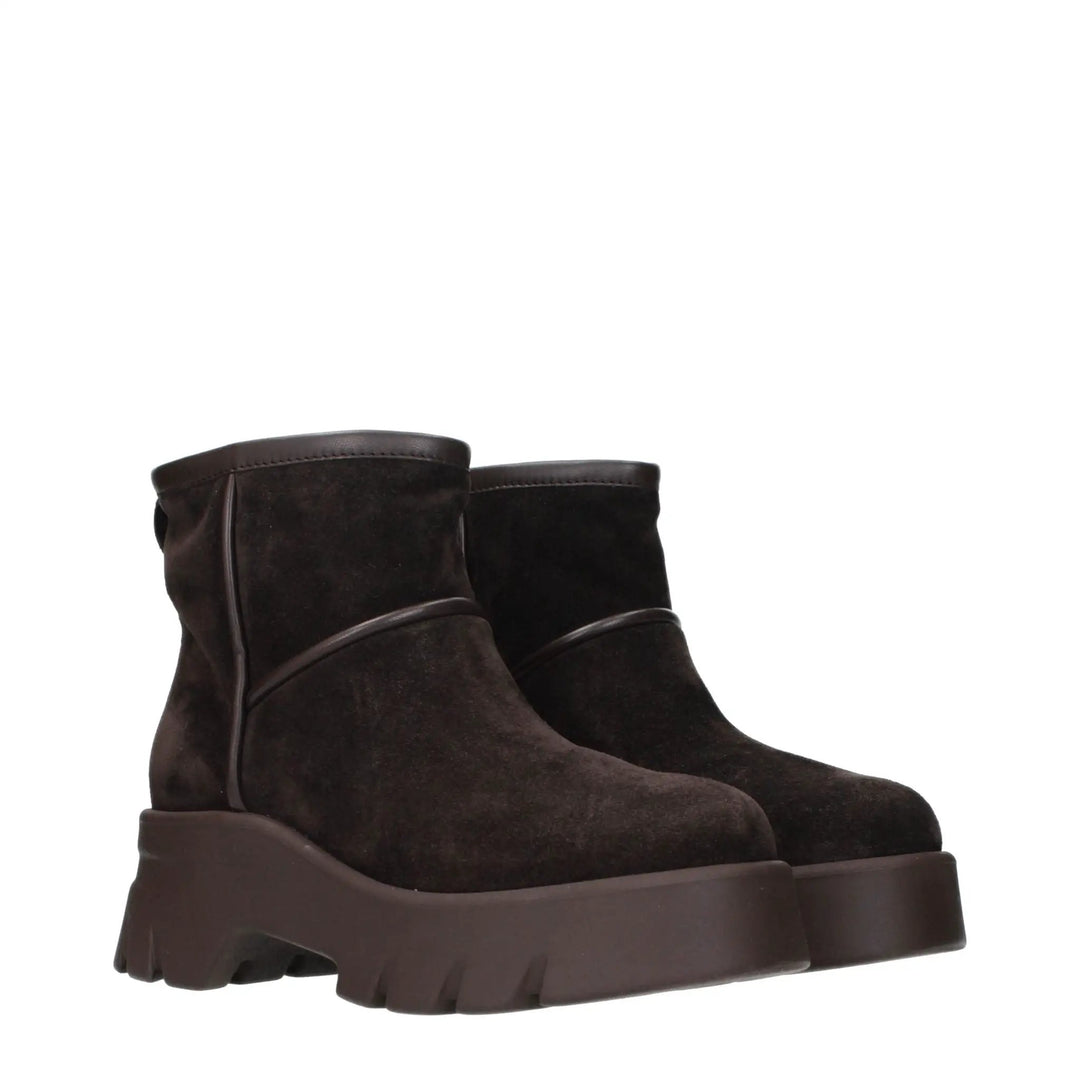 Gianvito Rossi Sample Sale | Gianvito Rossi Brown Leather Ankle Boots - | Designer outlet