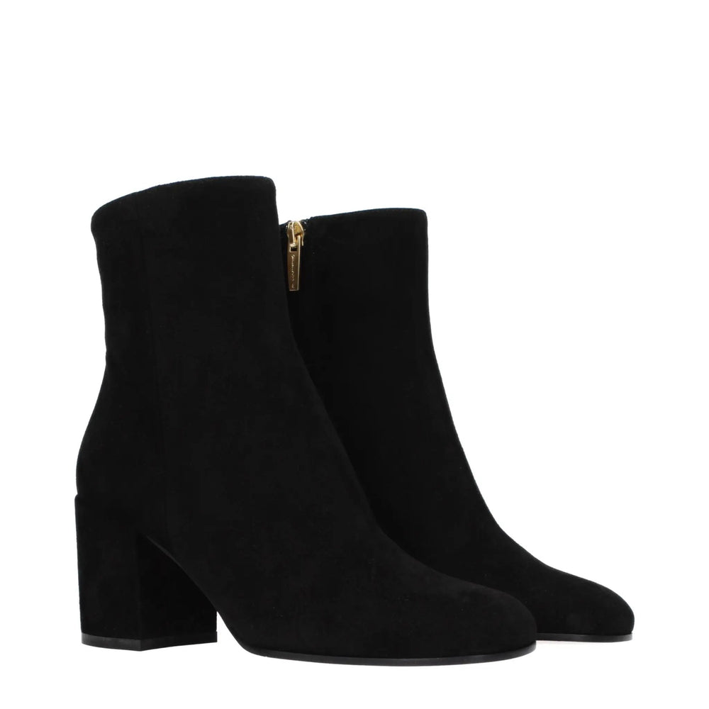 Gianvito Rossi Sample Sale | Gianvito Rossi Black Leather Ankle Boots - | Designer outlet