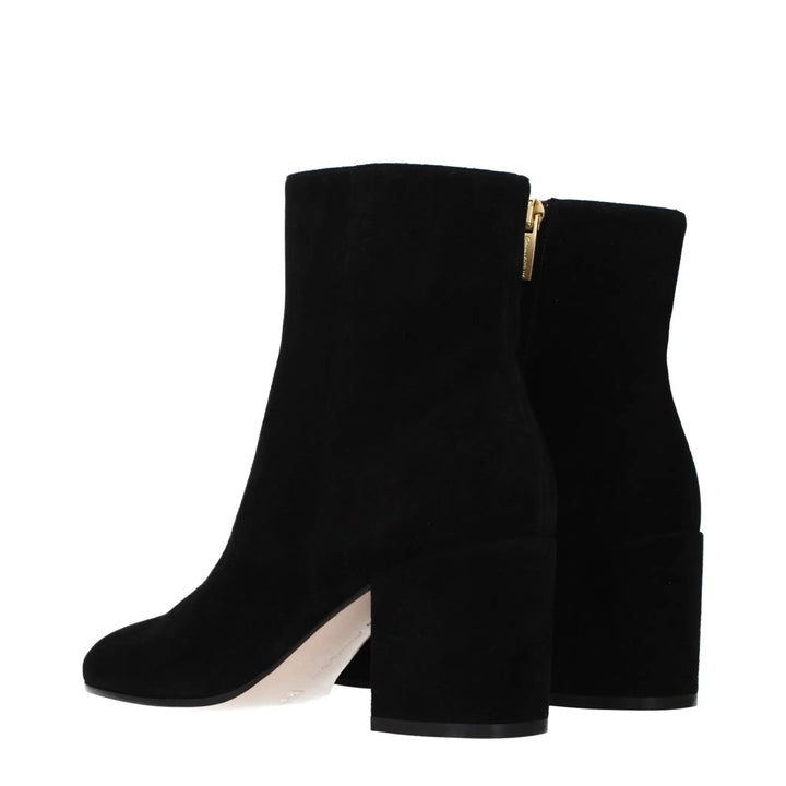Gianvito Rossi Sample Sale | Gianvito Rossi Black Leather Ankle Boots - | Designer outlet