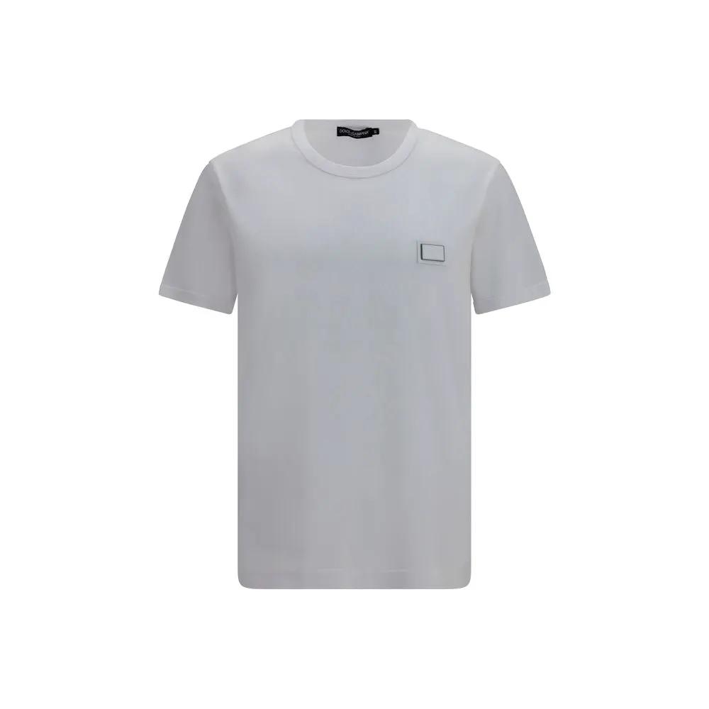 Dolce &amp; Gabbana Sample Sale | Dolce &amp; Gabbana White Cotton T-Shirt - | Designer outlet