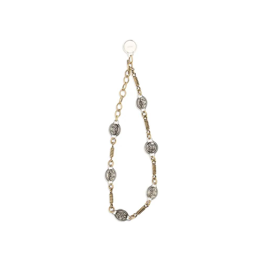 Versace Sample Sale | Versace Silver Brass Necklace - | Designer outlet
