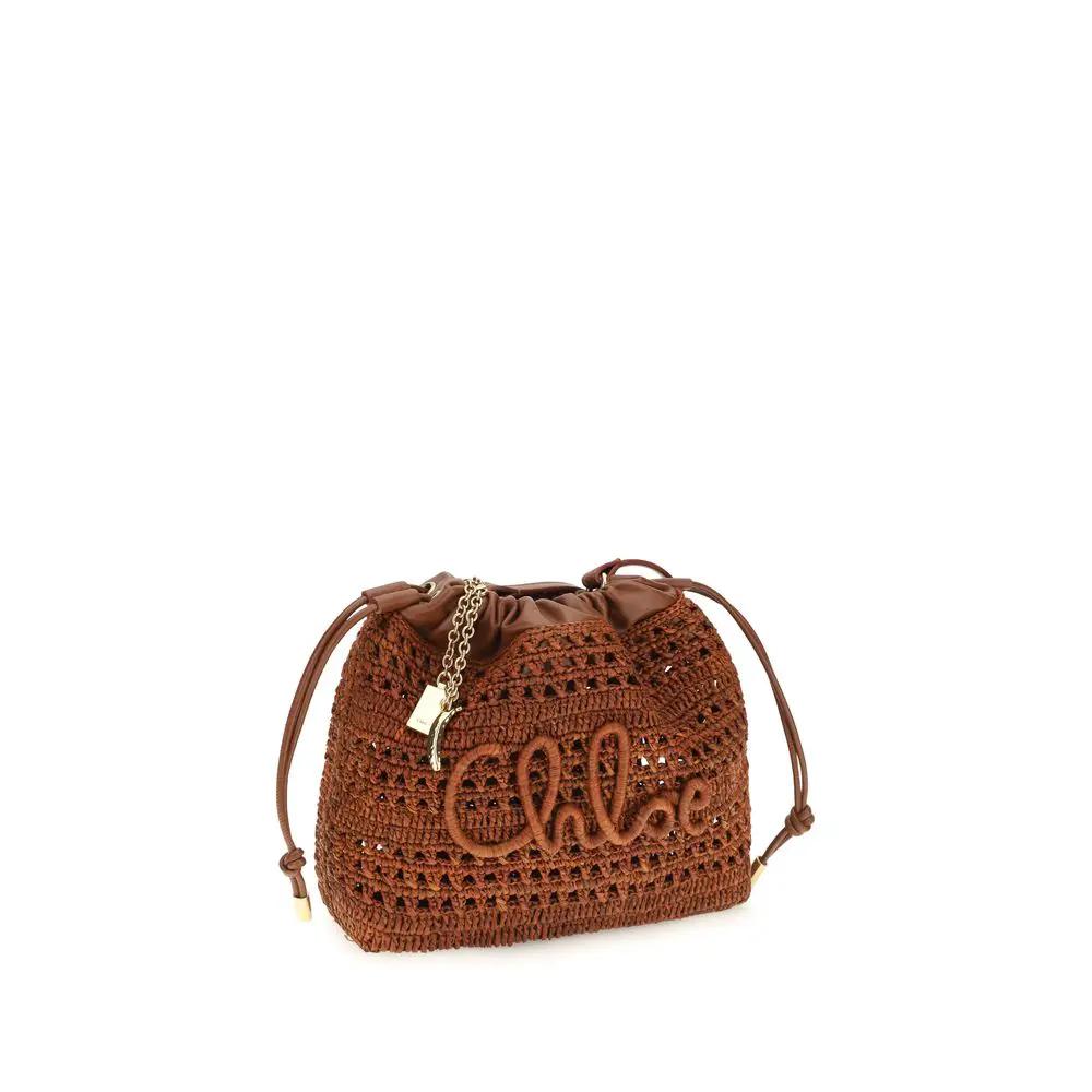 Chloé Sample Sale | Chloé Brown Raffia Shoulder Bag - | Designer outlet