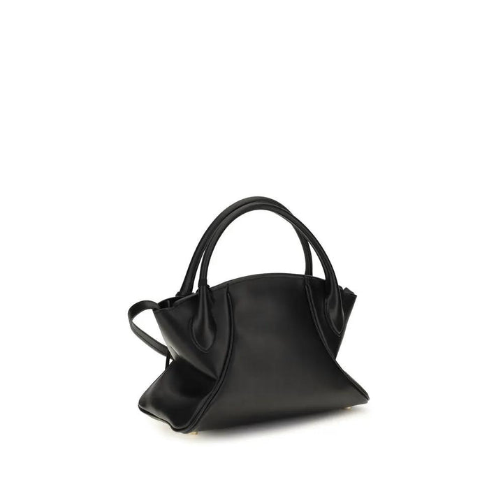 Balmain Black Calf Leather Bos Taurus Shoulder Bag