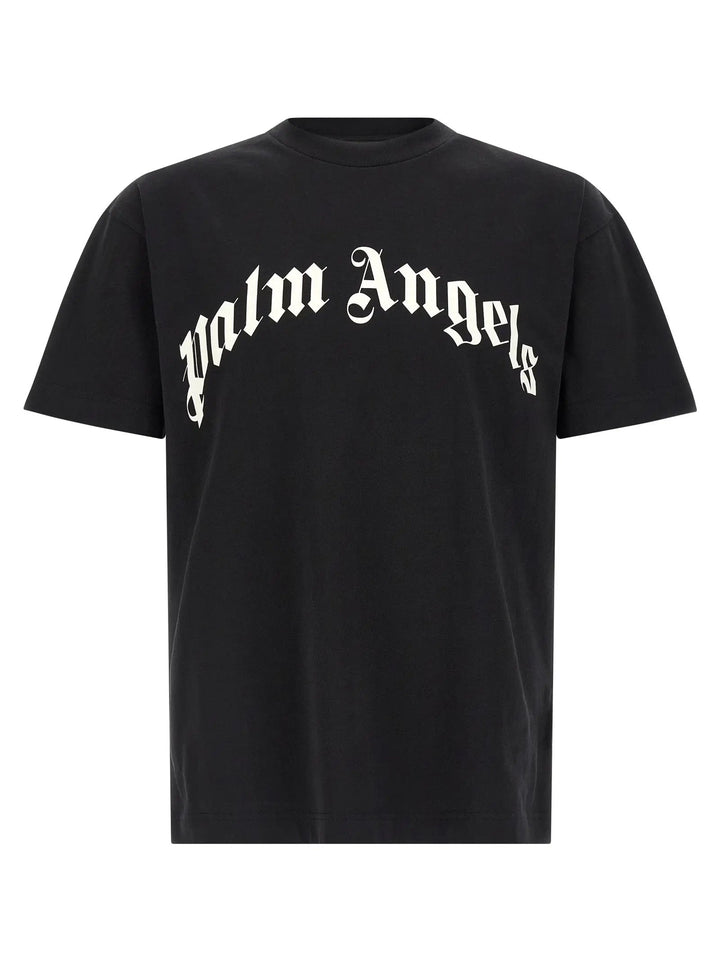 Palm Angels Sample Sale | Palm Angels Bicolor Cotton T-Shirt - | Designer outlet