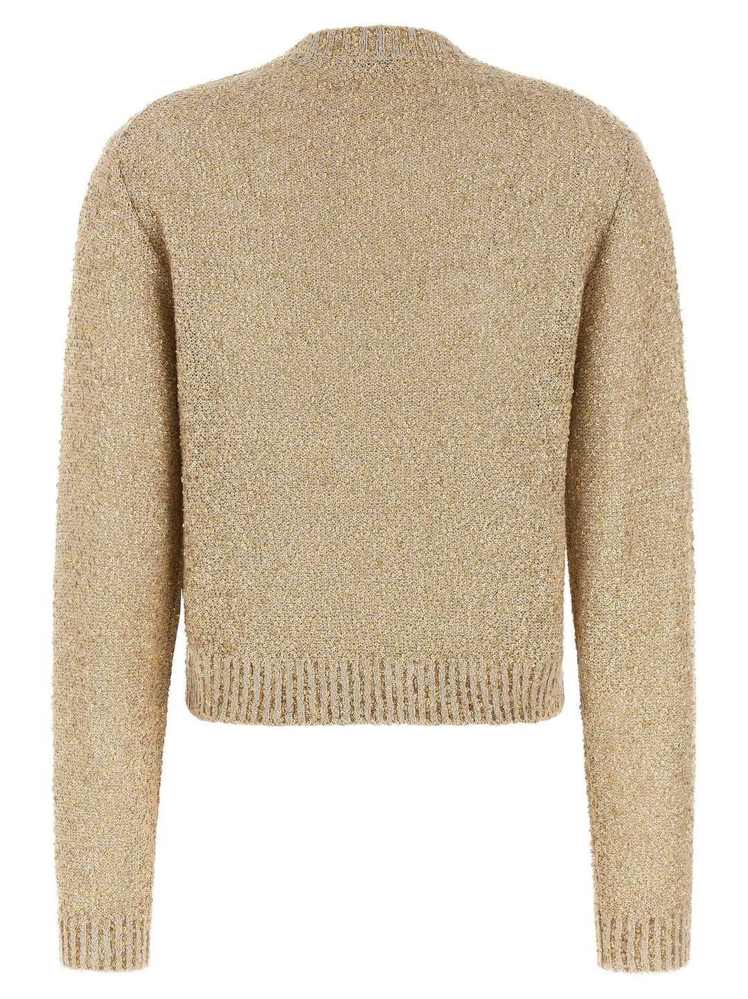 Brunello Cucinelli Gold Linen Cardigan