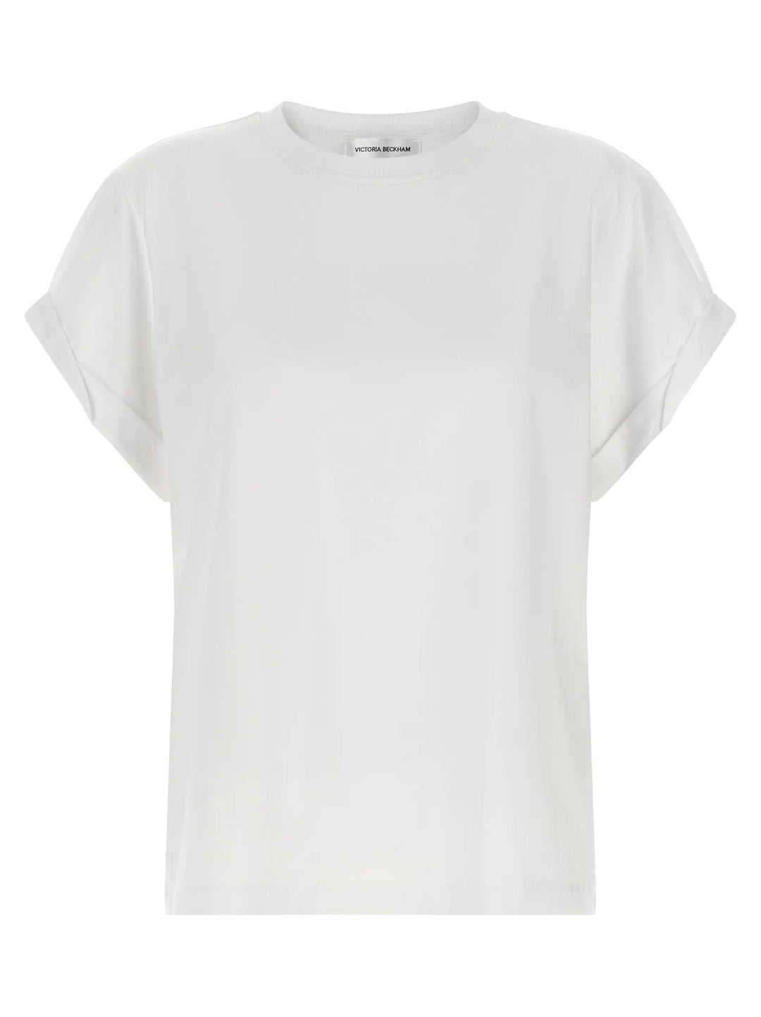 Victoria Beckham White Cotton T-Shirt
