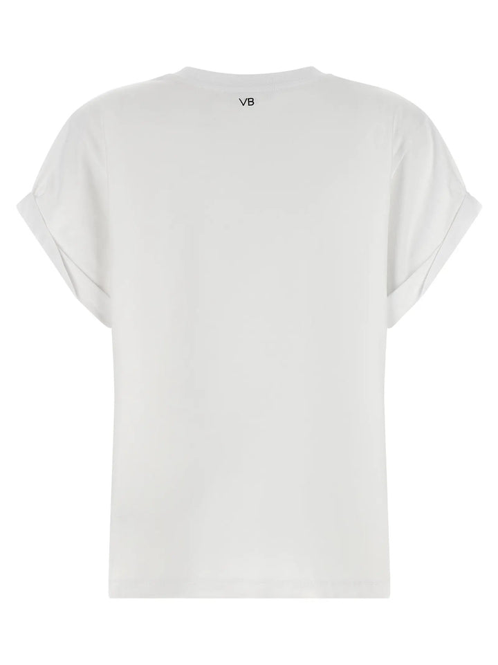 Victoria Beckham White Cotton T-Shirt