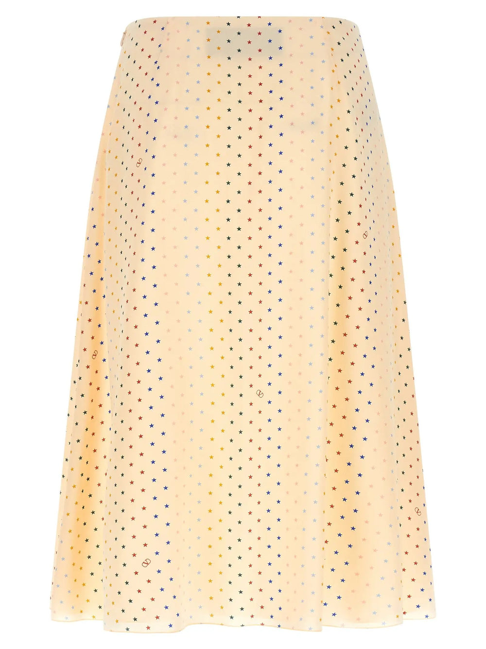 Valentino Garavani Sample Sale | Valentino Garavani Multicolor Silk Midi Skirt - | Designer outlet