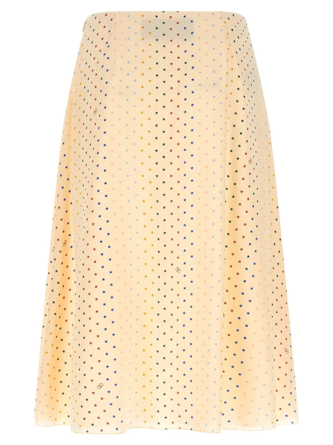 Valentino Garavani Sample Sale | Valentino Garavani Multicolor Silk Midi Skirt - | Designer outlet