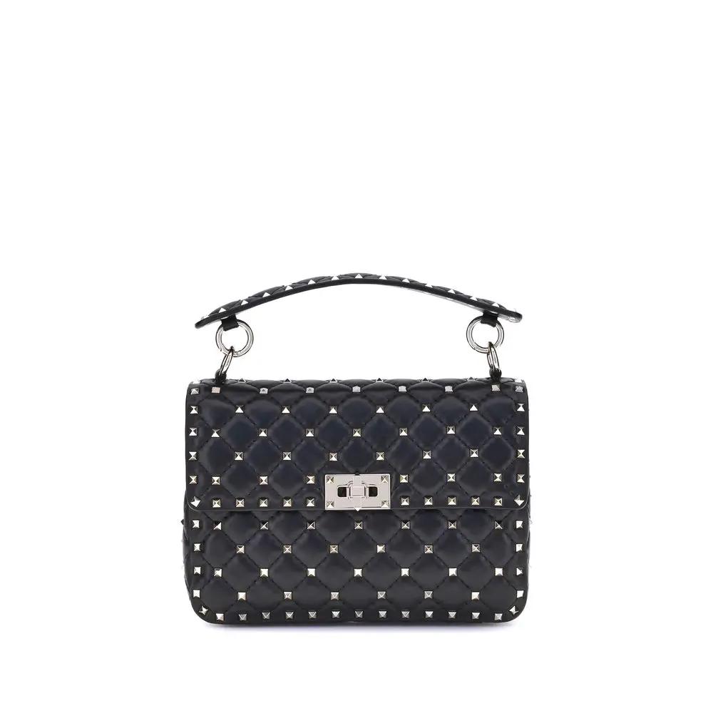 Valentino Garavani Sample Sale | Valentino Garavani Black Lamb Ovis Aries Aries Shoulder Bag - | Designer outlet