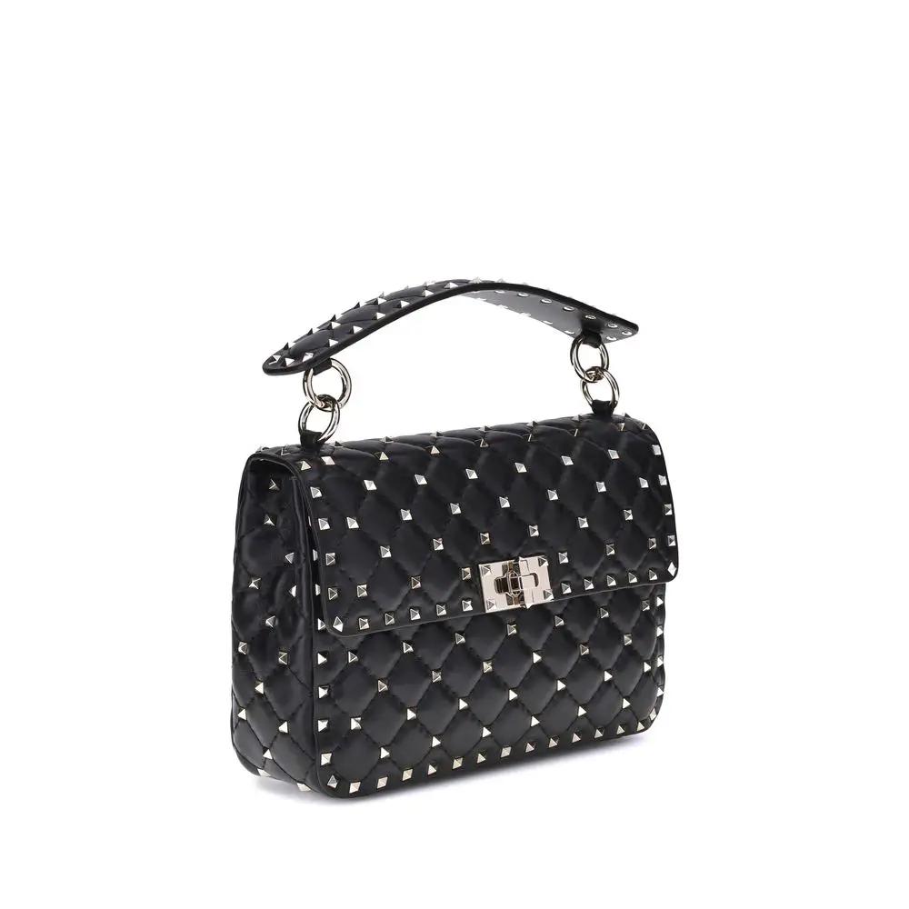 Valentino Garavani Sample Sale | Valentino Garavani Black Lamb Ovis Aries Aries Shoulder Bag - | Designer outlet