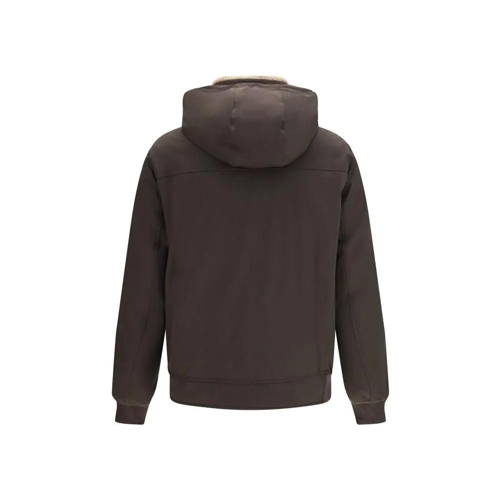 Brunello Cucinelli Sample Sale | Brunello Cucinelli Brown Polyamide Shell Jacket - | Designer outlet