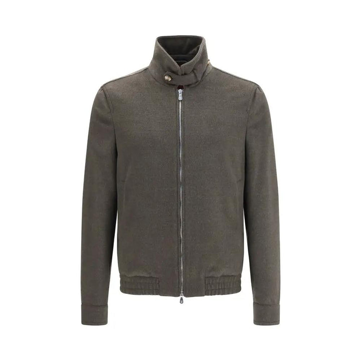 Brunello Cucinelli Sample Sale | Brunello Cucinelli Gray Wool Oves Aries Full-Length Jacket - | Designer outlet