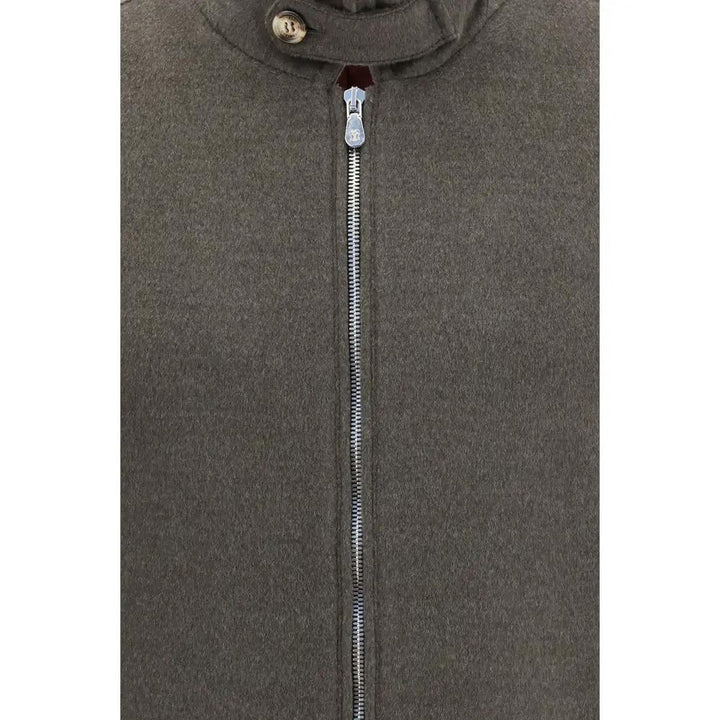 Brunello Cucinelli Sample Sale | Brunello Cucinelli Gray Wool Oves Aries Full-Length Jacket - | Designer outlet