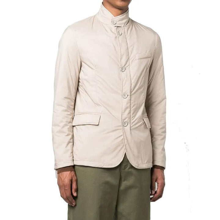 Herno Sample Sale | Herno Beige Polyamide Full-Length Jacket - | Designer outlet