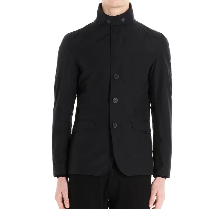 Herno Sample Sale | Herno Black Polyester Full-Length Jacket - | Designer outlet