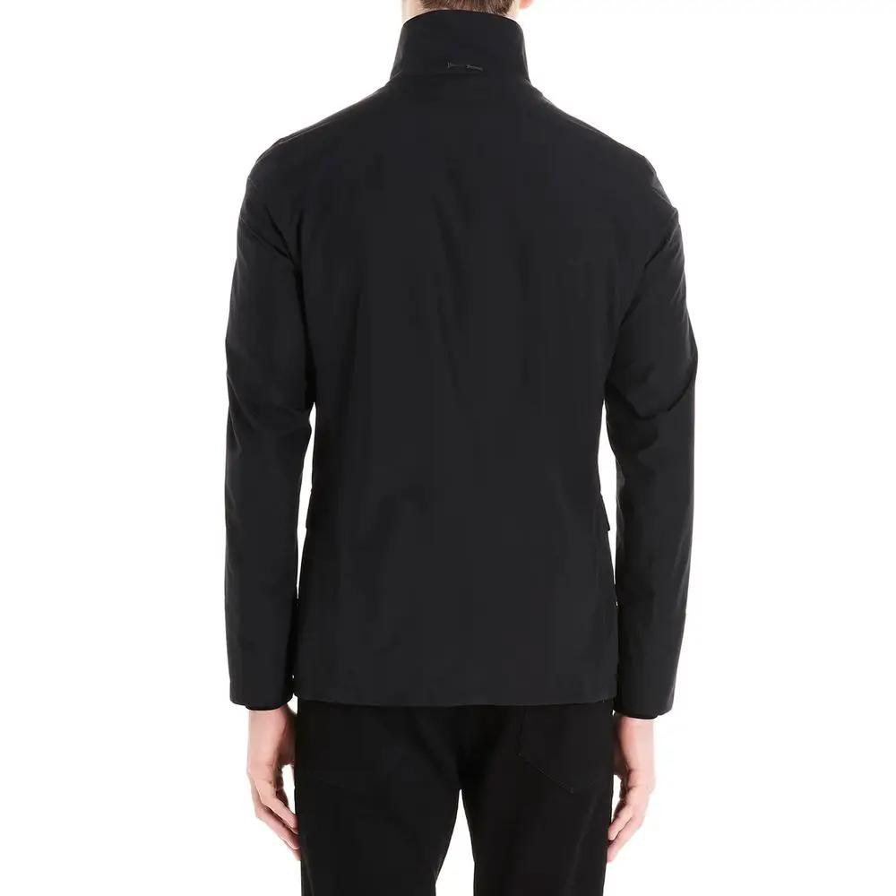 Herno Sample Sale | Herno Black Polyester Full-Length Jacket - | Designer outlet