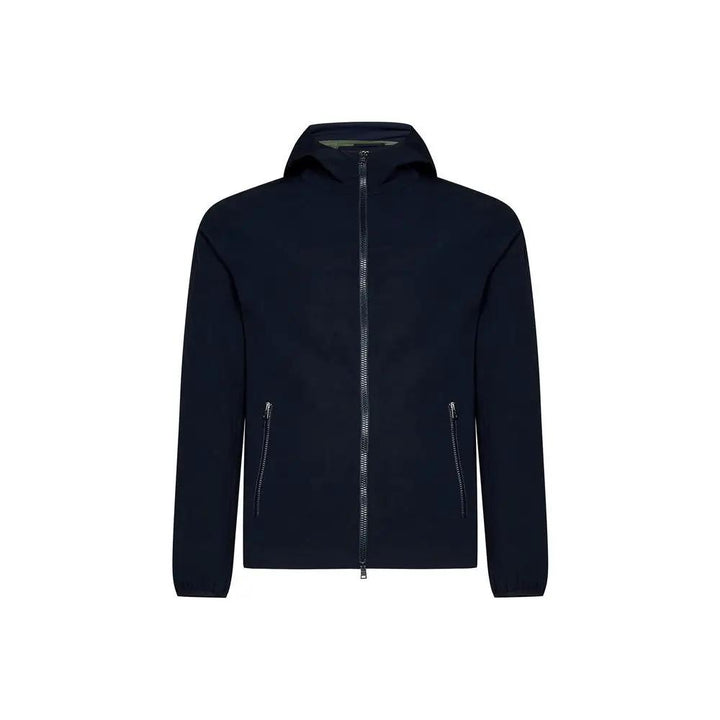 Herno Sample Sale | Herno Blue Elastane Shell Jacket - | Designer outlet