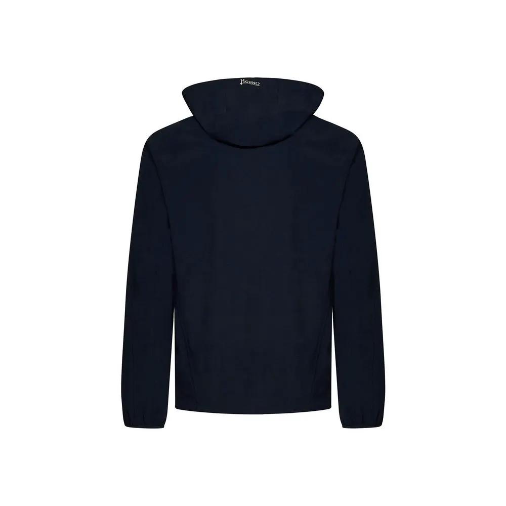 Herno Sample Sale | Herno Blue Elastane Shell Jacket - | Designer outlet