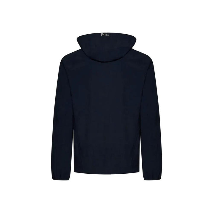 Herno Sample Sale | Herno Blue Elastane Shell Jacket - | Designer outlet