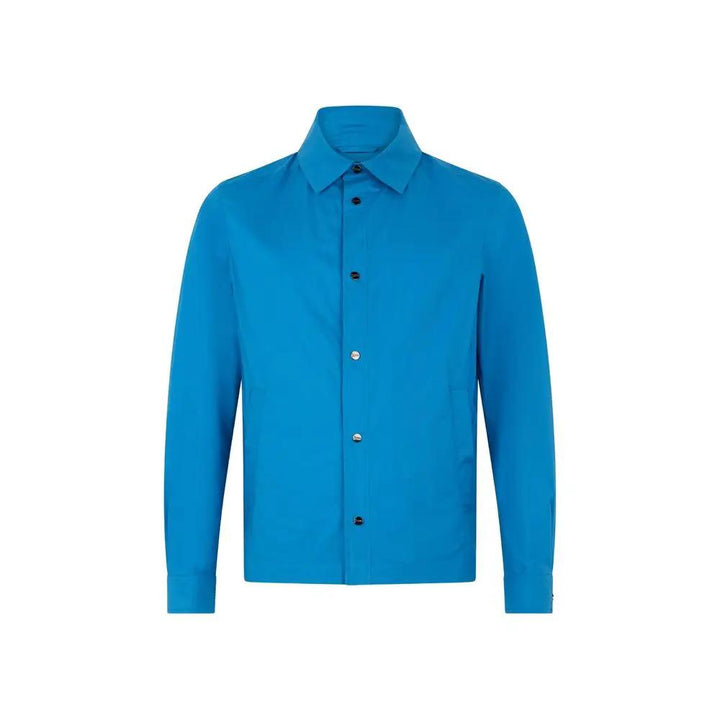 Herno Sample Sale | Herno Blue Cotton Full-Length Jacket - | Designer outlet