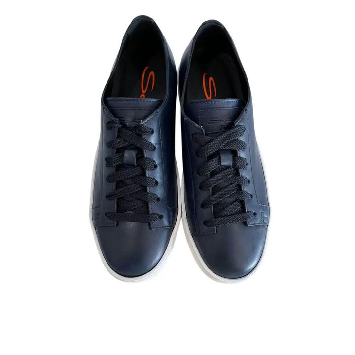 Santoni Sample Sale | Santoni Blue Leather Women Sneaker - | Designer outlet