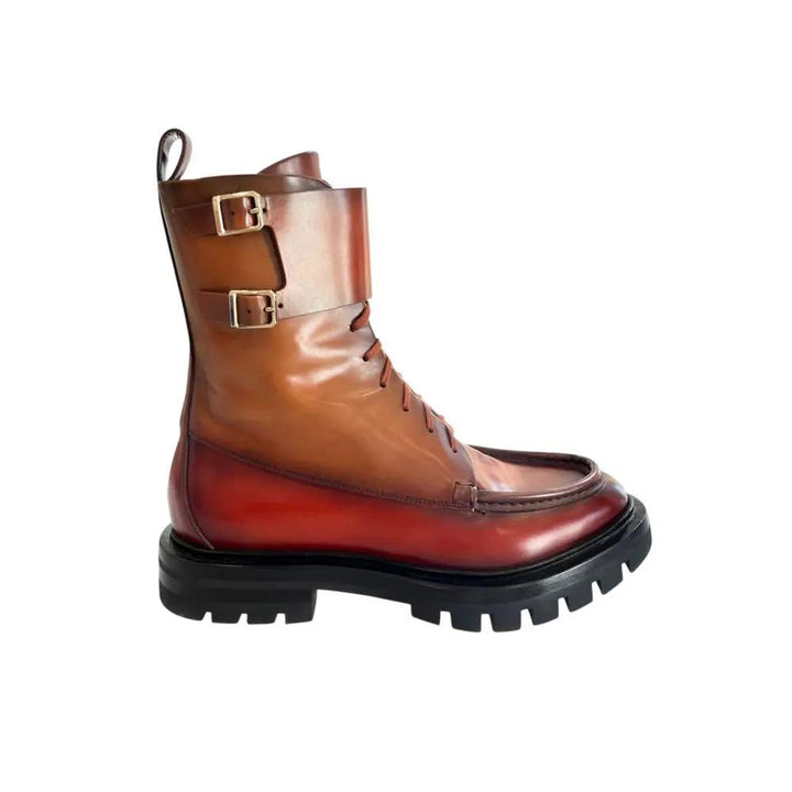 Santoni Sample Sale | Santoni Red Leather Women Boots - | Designer outlet