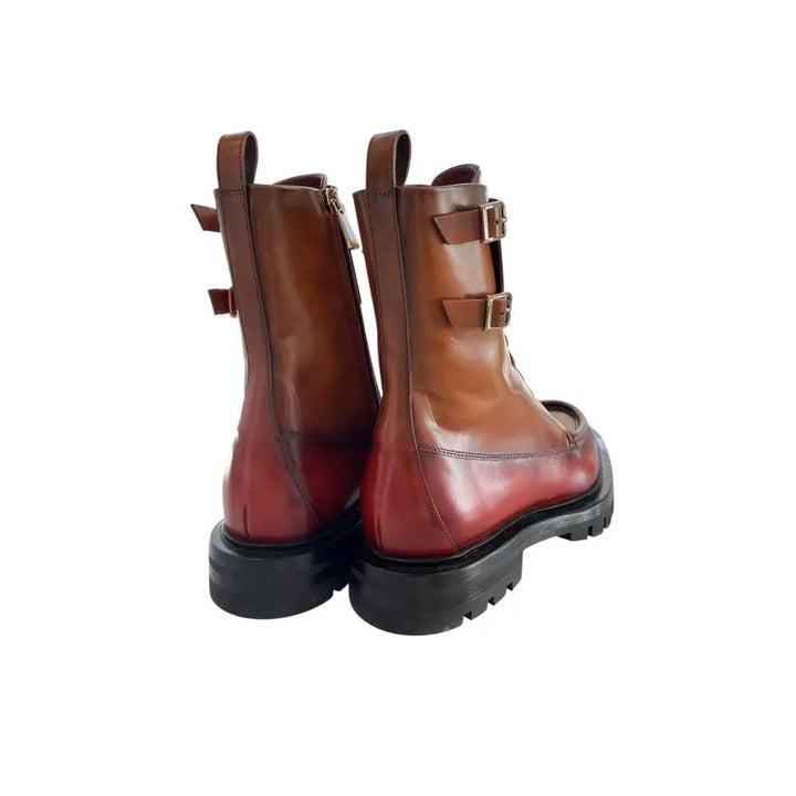 Santoni Sample Sale | Santoni Red Leather Women Boots - | Designer outlet