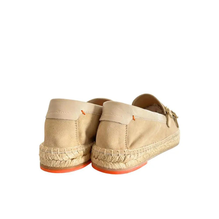 Santoni Sample Sale | Santoni Beige Leather Women Sandal - | Designer outlet