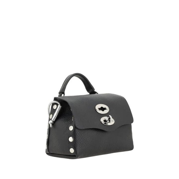 Zanellato Sample Sale | Zanellato Black Calf Leather Bos Taurus Shoulder Bag - | Designer outlet