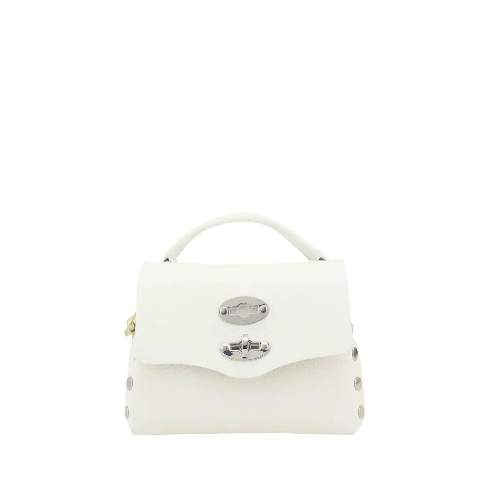 Zanellato Sample Sale | Zanellato White Calf Leather Bos Taurus Shoulder Bag - | Designer outlet