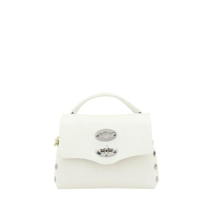 Zanellato Sample Sale | Zanellato White Calf Leather Bos Taurus Shoulder Bag - | Designer outlet