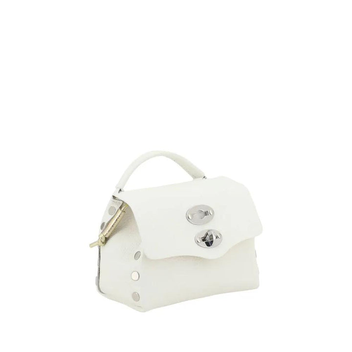Zanellato Sample Sale | Zanellato White Calf Leather Bos Taurus Shoulder Bag - | Designer outlet