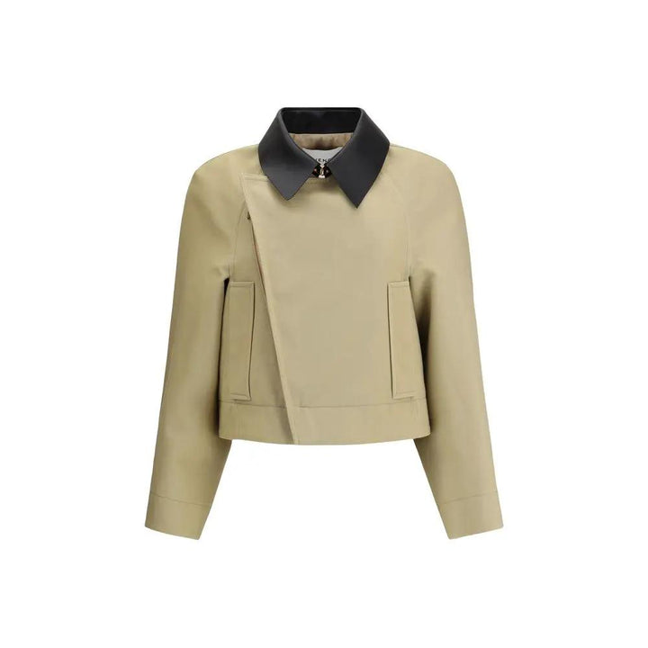Givenchy Sample Sale | Givenchy Beige Cotton Leather Jacket - | Designer outlet