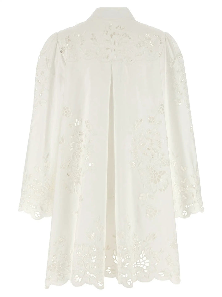 Dolce &amp; Gabbana White Cotton Short Dress