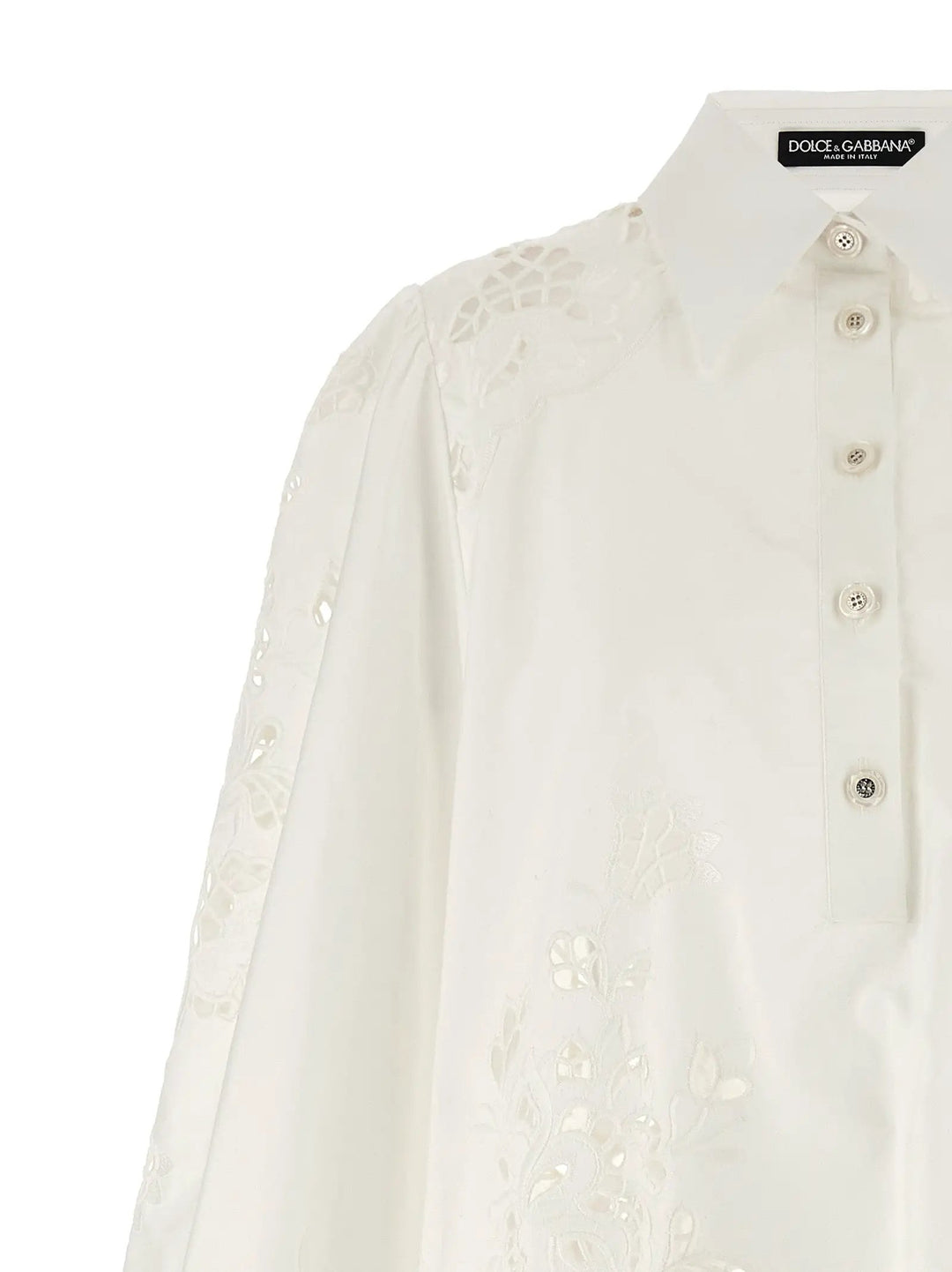 Dolce &amp; Gabbana White Cotton Short Dress