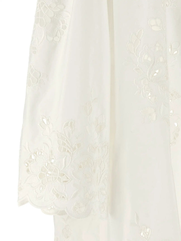 Dolce &amp; Gabbana White Cotton Short Dress